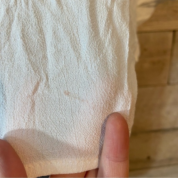 💥5/$25 Zara women’s white crop top ‎ in size large - Picture 6 of 6